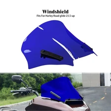 13" Blue Windscreen Wave Windshield For Harley Road Glide FLTRX FLTRXSE 2024-25