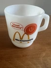 Vintage Good Morning Fire-King McDonald’s Coffee Mug 8 oz Anchor Glass 1970s USA