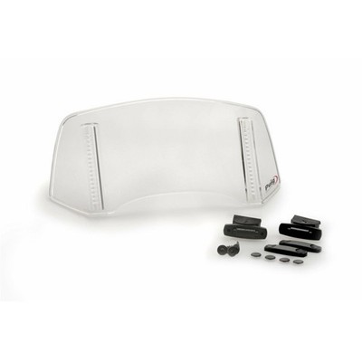 Puig Multi-Adjustable Visor 2.0 Clip-On - Clear - 300x130mm 20764W