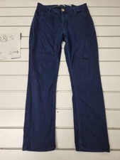 Marks & Spencer Women's Jeans Size 14 Slim Fit Straight Leg Indigo Blue