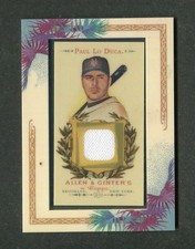 Paul Lo Duca 2007 Topps Allen & Ginter MINI Game Used Jersey NY Mets