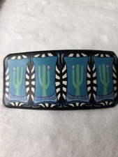 Vintage Hand Painted Hair Clip Made In France