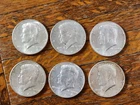 Lot Of 6: 1964 KENNEDY HALF DOLLARS SILVER