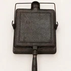 Antique Wagner Mfg Co Cast Iron Waffle Iron High Base 1892 Sidney Ohio