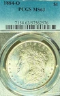 1884-O MS63 Blazing Surfaces PCGS New Orleans Mint Morgan Silver Dollar
