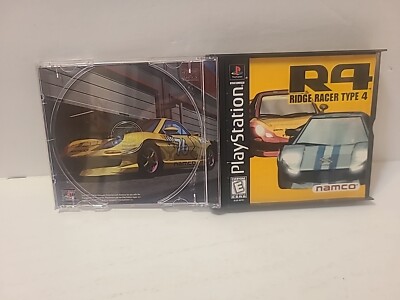R:4 Ridge Racer Type 4 for Sony Playstation 1 PS1 Tested Working