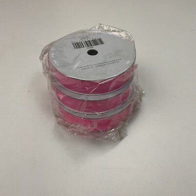 American Crafts Glitter Tape 5/8 x36  Begonia Pink - 3 PACK