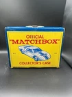 Vintage Matchbox Car Case Blue 1966 No 41 Torn Cardboard Inserts Good Shape!