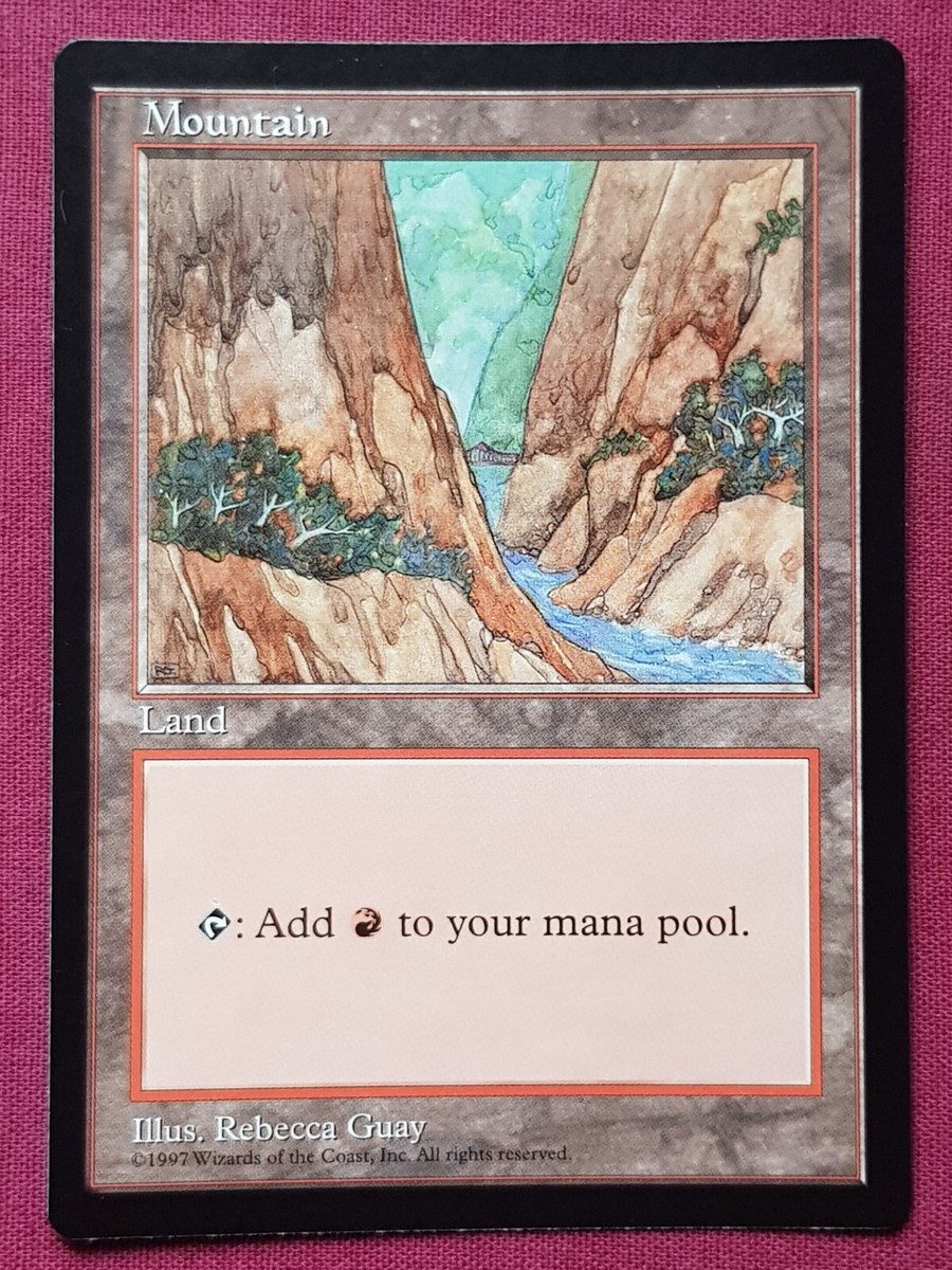Magic The Gathering APAC ASIA PACIFIC LAND PROGRAM MOUNTAIN TAIWAN