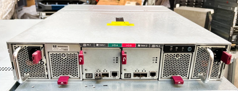 AG638B HP StorageWorks M6412A Drive Enclosure 9x300GB SAS 2xControllers 2xPSU - Image 4 of 4