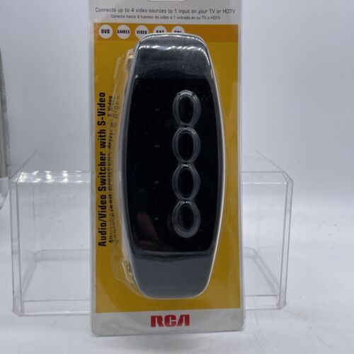 Switch Selector AV RCA 4 Entradas A 1 Salida, Sin Necesidad De Alimentación Externa