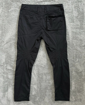 Puma x Hussein Chalayan Mens Padded Tapered Leg Biker Pants Faded