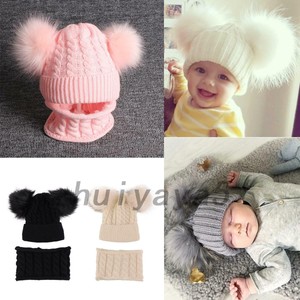 hat and scarf set baby girl