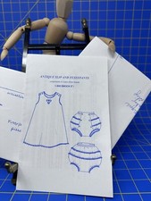 Child Doll Clothing Pattern Slip Bloomer Pant...