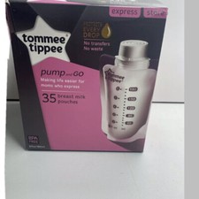 Tommee Tippee Breast Milk Pouches 35 Each BPA Free Holds 6 Fl Oz New In Open Box