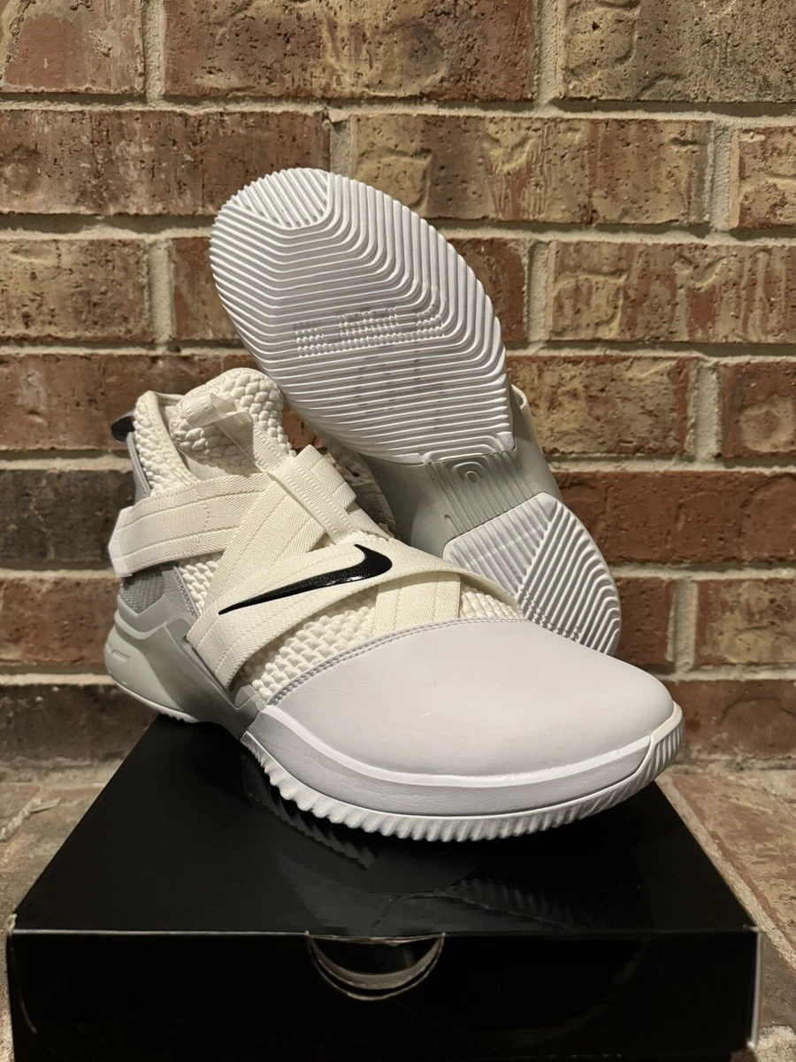 Nike LeBron Soldier 12 TB White Grey for Sale | Authenticity  display picture 1