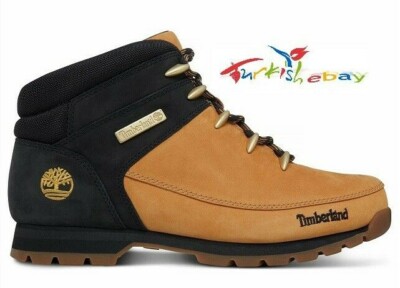 Timberland Men's Euro Sprint Wheat Black Hiker Boots A1NHJ ALL SIZES