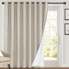 100 Blackout Curtains 84 Inches Long Extra Wide Sliding Glass Door Curtain Pati