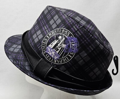 Disney Parks The Haunted Mansion Restless Spirits Fedora Hat Adult/New