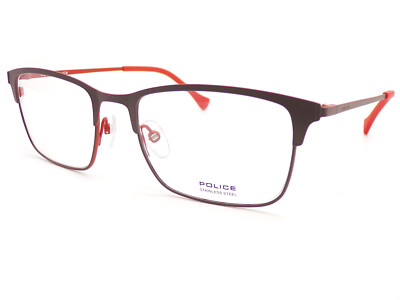 Polizei Lesebrille von +0,25 bis +3,50 Score 1 grau orange VPL289 01HG