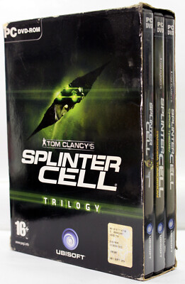 TOM CLANCY SPLINTER CELLL TRILOGY UBISOFT PC GAME USED ITALIAN FR1 80312