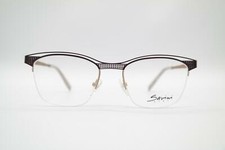 Savini 0218 Kupfer Braun Halbrand Brille Brillengestell eyeglasses Neu