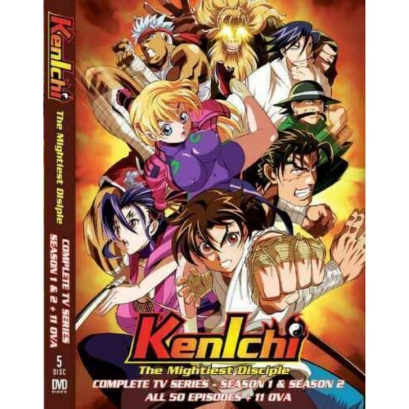 DVD Kenichi: The Mightiest Disciple Season 1-2 +11OVA English Dubbed All  Region