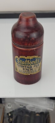 Stafford's  Fountain Pen Ink Bottle, New York & Toronto (e315)