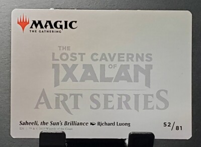 MTG 52/81 SAHEELI, THE SUN'S BRILLIANCE Art Series Lost Caverns of