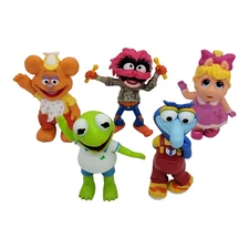 Disney Junior Muppet Babies Kermit  Piggy  Gonzo  Fozzie  Animal Mini Figure