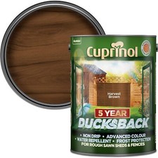 Cuprinol Ducksback 5L Fence Paint – 5YR Protection – 3 Colours to Choose From