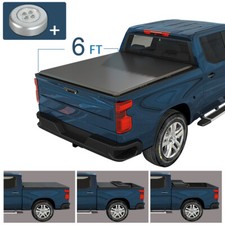 6 Ft Tonneau Bed Cover Soft Tri-fold Fits For 2019-2021 Ford Ranger Trucks