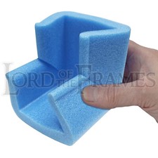 Profile E 60-80mm Protective Picture Frame Corners Blue PE Foam Moving Storage