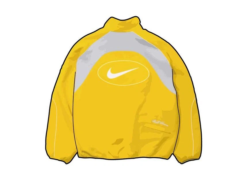 Veste de survêtement Supreme Nike jaune