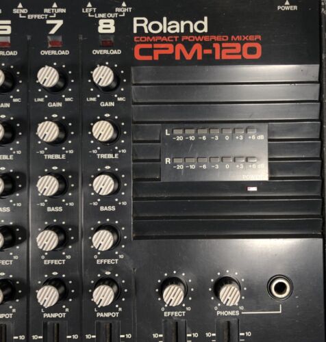 Roland CPM-120 Vintage Compactor 8 Channel Mixer USED & WORKING - Picture 2 of 19
