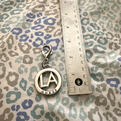 New Silver Color GUESS Bag Charm for Purse, Key Ring Keychain Clasp | eBay