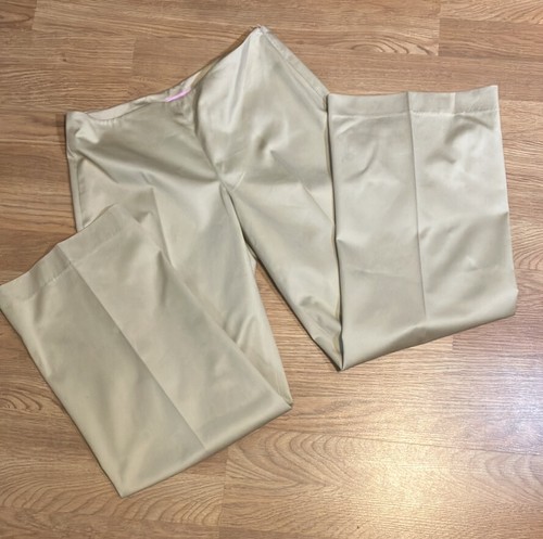 Lilly Pulitzer beige pants size 4 wide legs - Picture 5 of 5