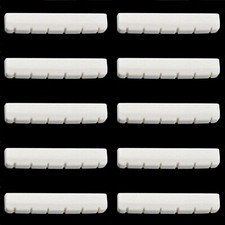 10x Bone Classical Guitar Nut 2 1/16"x15/64"x3/8" 52x6x9mm Luthier