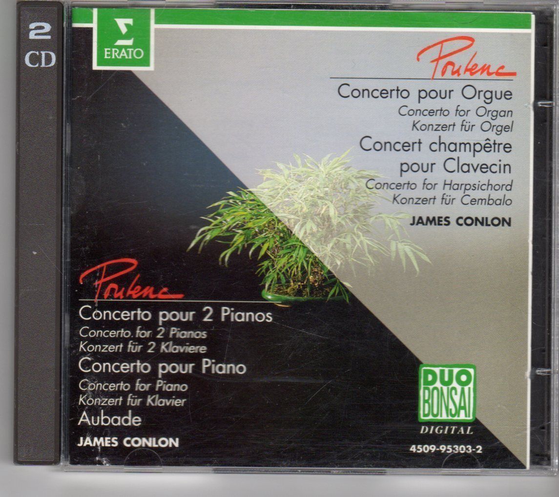 (GK335) Poulenc: Piano Concertos, Aubade - 1986 CDs