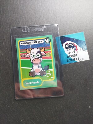 veefriends Common Sense Cow Trading Card very Rare 