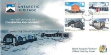 2024/01- BRITISH ANTARCTIC - ANTARCTIC HERITAGE FDC 4V série complète MNH**T