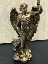 ARCHANGEL URIEL 20 cm Bronze look WISDOM INSIGHT TRUTH NEW IN BOX