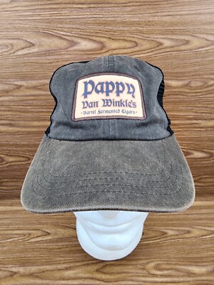 Pappy Van Winkle's Hat Barrel Sermented Cigars Snapback Cap Trucker Mesh Adult 