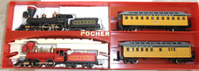 POCHER TORINO HO ART.901/2/PO SET 2 LOCOMOTIVE +2 CARROZZE PASSEGGERI"BOX ORIG
