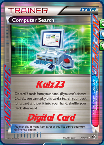 Computer Search Ace Spec Digital Card Pokemon Tcg Online Ptcgo 137 149 Ebay