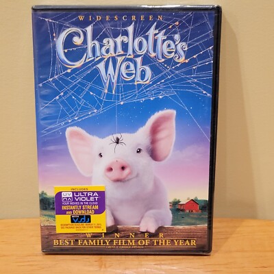 NEW Charlotte's Web DVD 2006 Widescreen Starring Dakota Fanning Julia ...