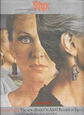 1978 Original Styx "Pieces of Eight" Album Release Music Industry Promo Print Ad