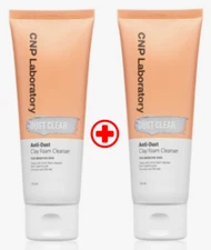CNP Anti-Dust Clay Foam Cleanser 150ml x 2pcs K-Beauty