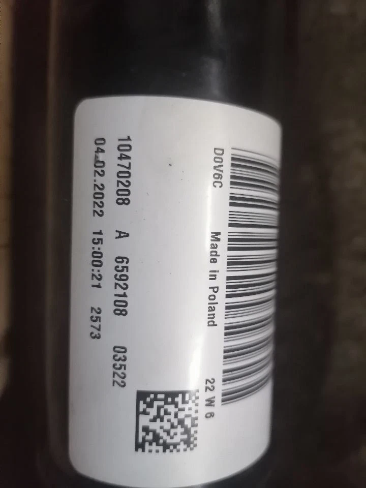 Rear Drive Shaft Thru VIN 42850 Fits 18-19 VOLVO XC60 1475665 - Image 4 of 4