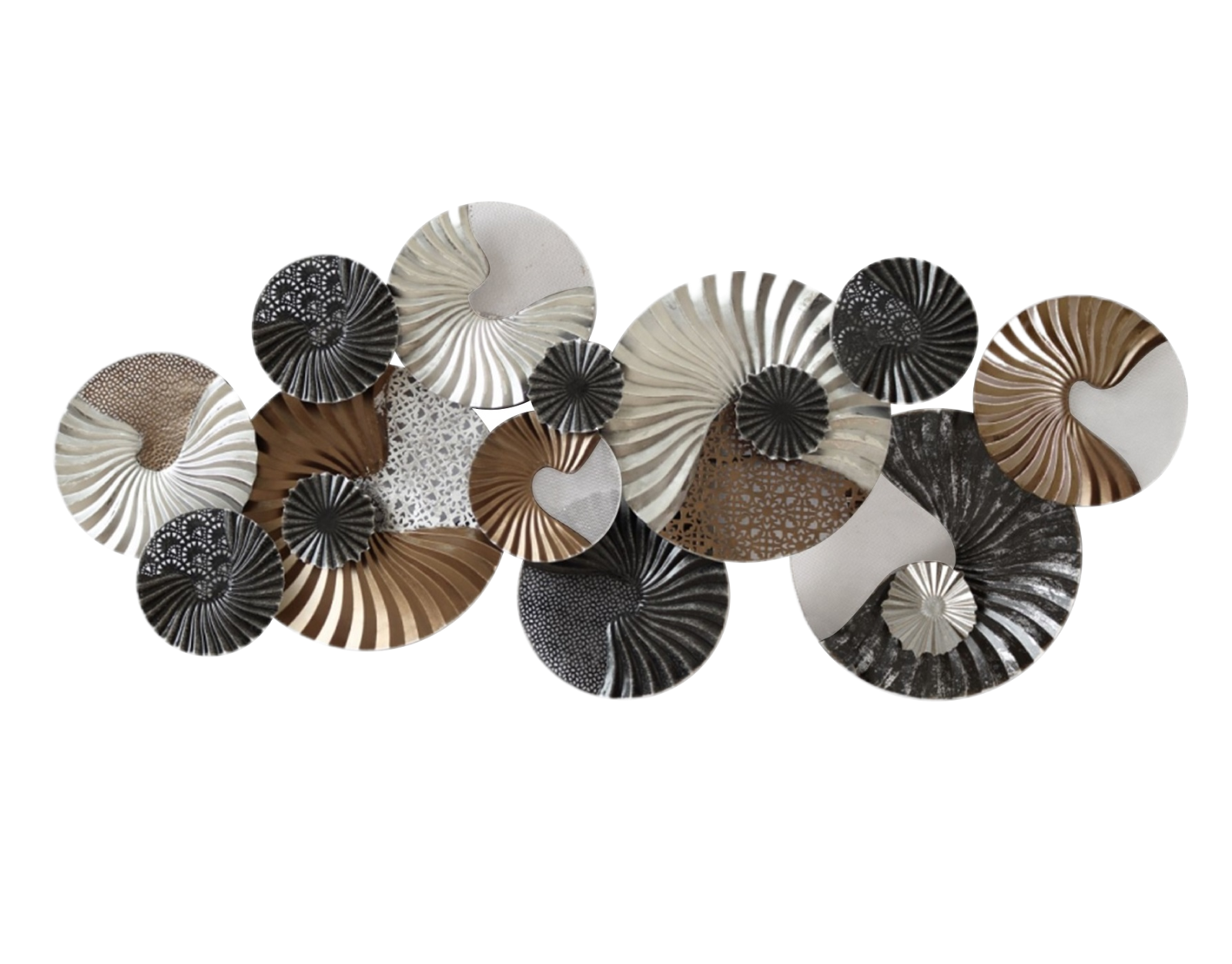 Huge Metal Wall Art Circles Hanging Sculpture Home Decor Indoor/Outdoor